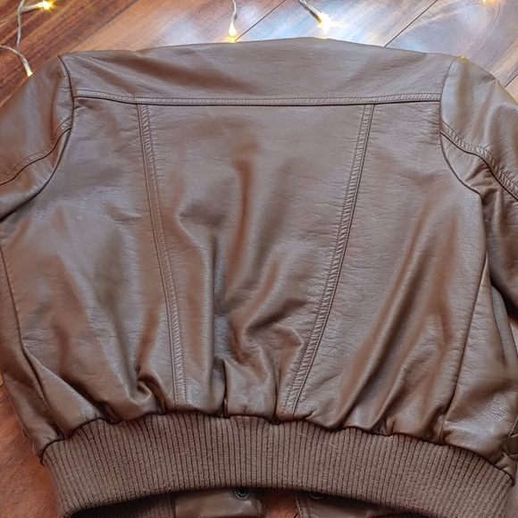 Faux leather jacket. - Picture 7 of 7